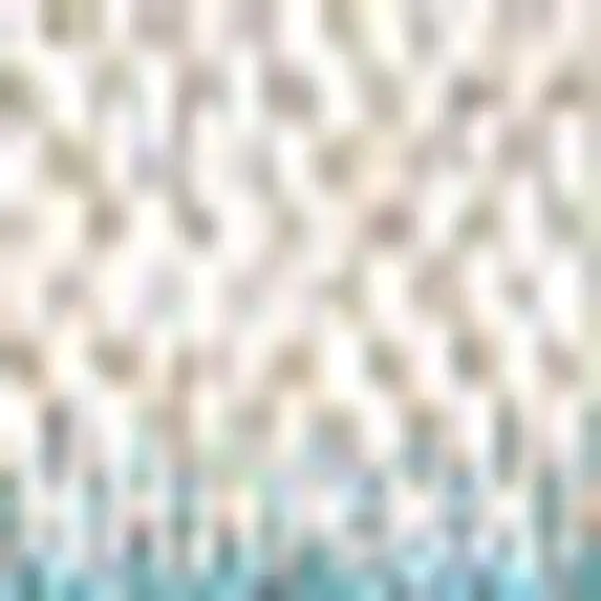 Aqua And Cream Striped Indoor Outdoor Area Rug Photo 2