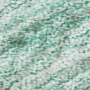 Photo of Aqua And Ivory Abstract Washable Area Rug With UV Protection