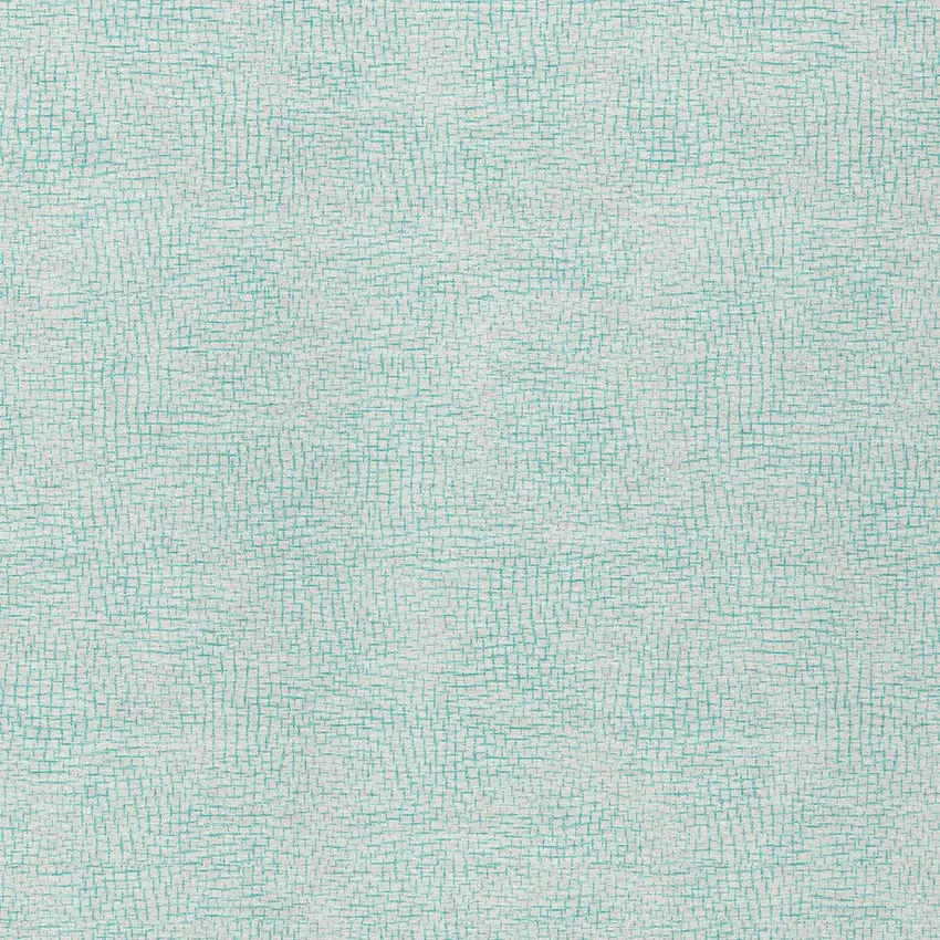 Aqua And Ivory Geometric Washable Indoor Outdoor Area Rug Photo 4