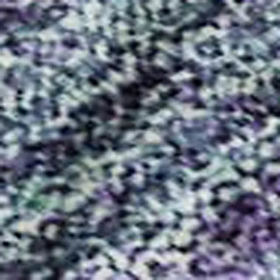 Aqua And Purple Abstract Washable Area Rug With UV Protection Photo 2