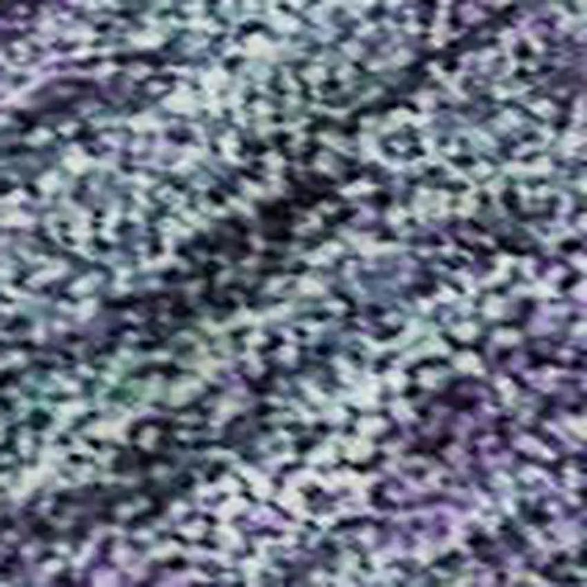 Aqua And Purple Abstract Washable Area Rug With UV Protection Photo 2