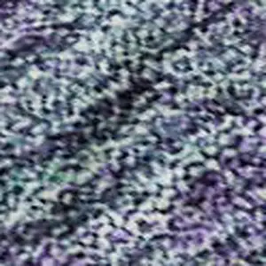 Photo of Aqua And Purple Abstract Washable Area Rug With UV Protection