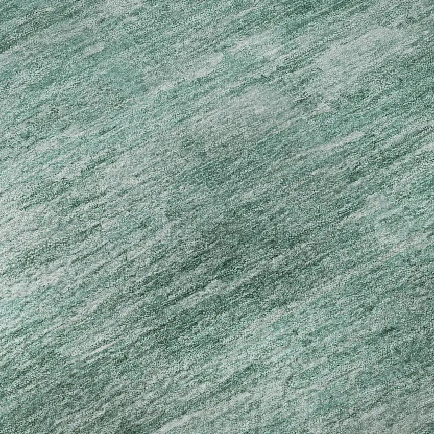 Aqua And Teal Abstract Washable Area Rug With UV Protection Photo 9