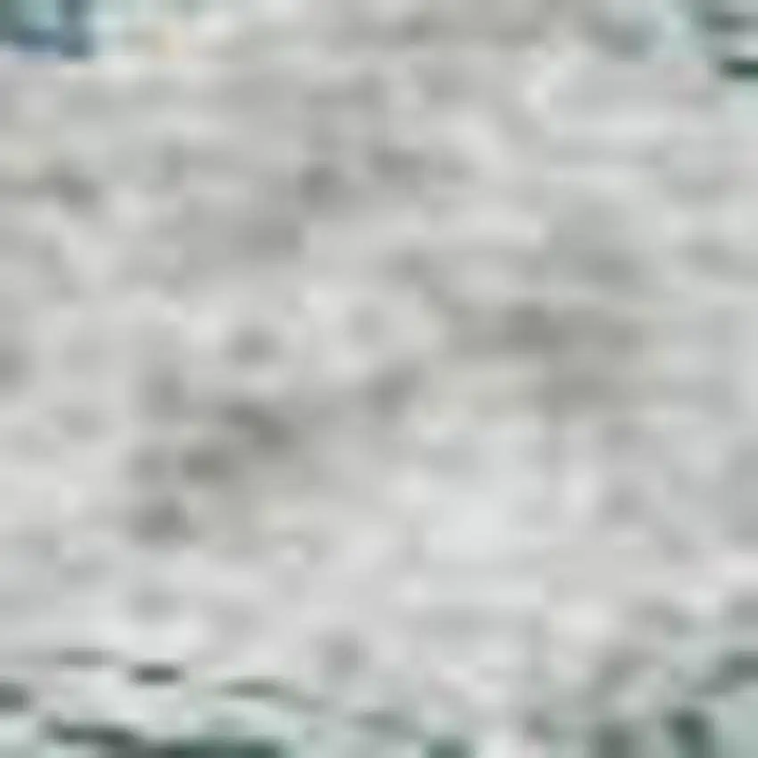 Aqua Beige And Taupe Floral Washable Area Rug With UV Protection Photo 2