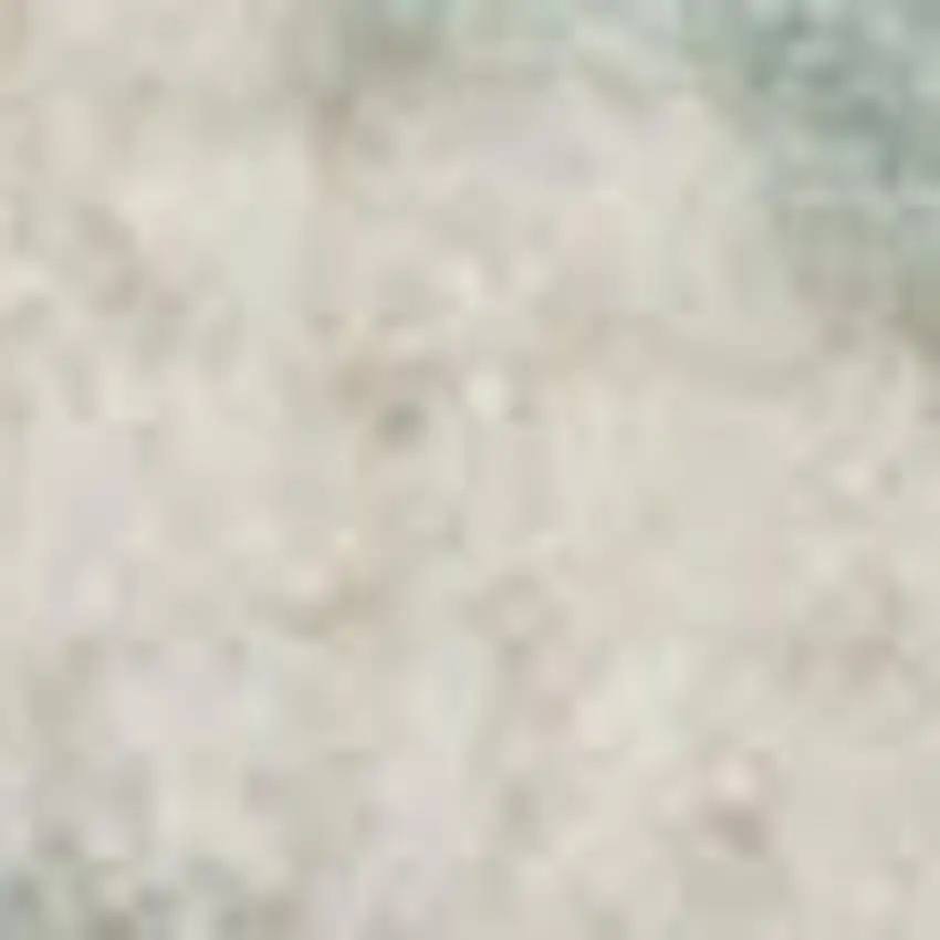 Aqua Floral Power Loom Area Rug Photo 1