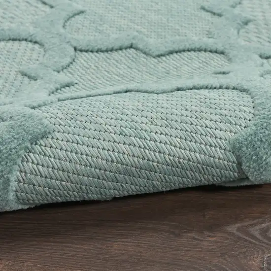 Aqua Indoor Outdoor Area Rug Photo 8