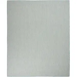 Photo of Aqua Geometric Power Loom Area Rug