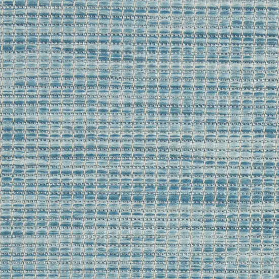 Aqua Indoor Outdoor Area Rug Photo 9