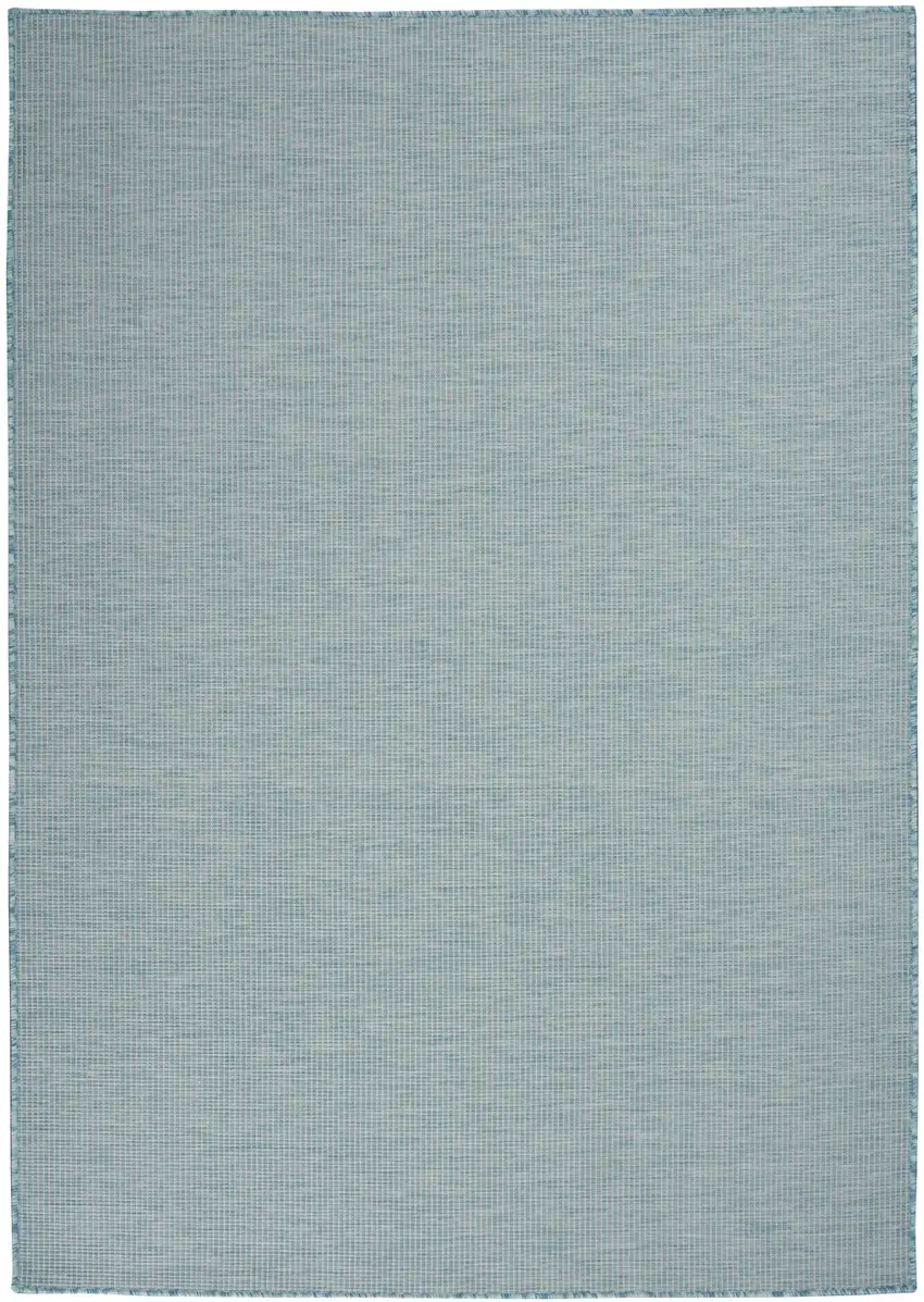 Aqua Indoor Outdoor Area Rug Photo 1