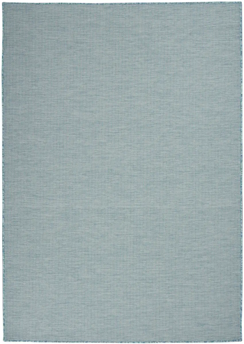 Aqua Power Loom Area Rug Photo 1