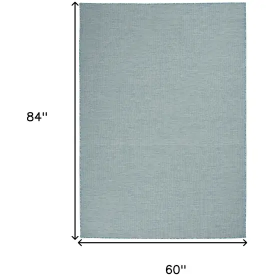Aqua Power Loom Area Rug Photo 10