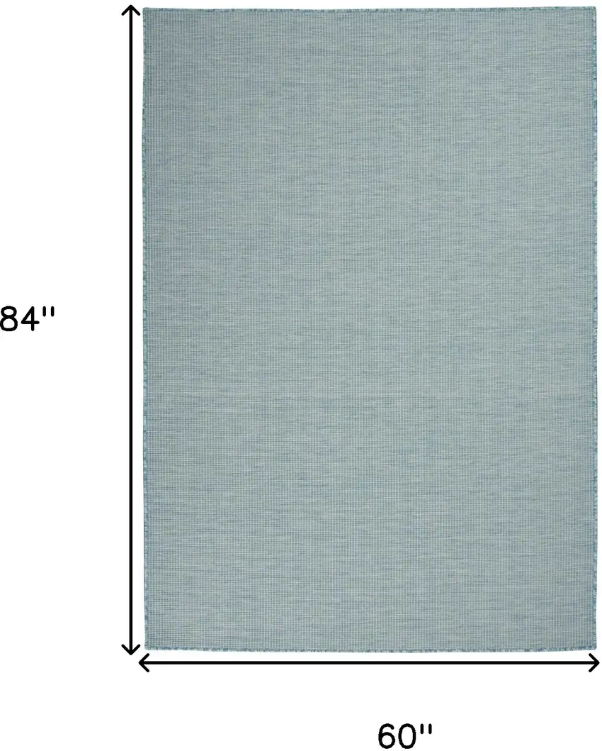 Aqua Power Loom Area Rug Photo 10