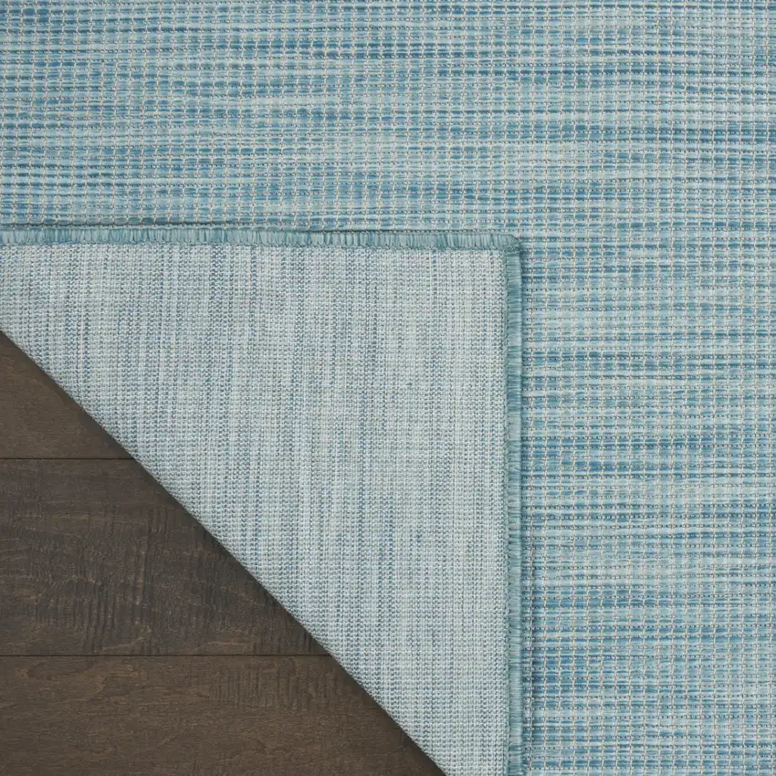 Aqua Power Loom Area Rug Photo 5