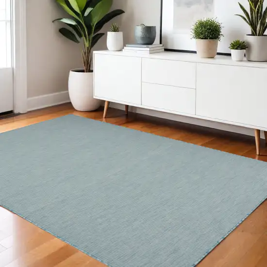 Aqua Power Loom Area Rug Photo 2