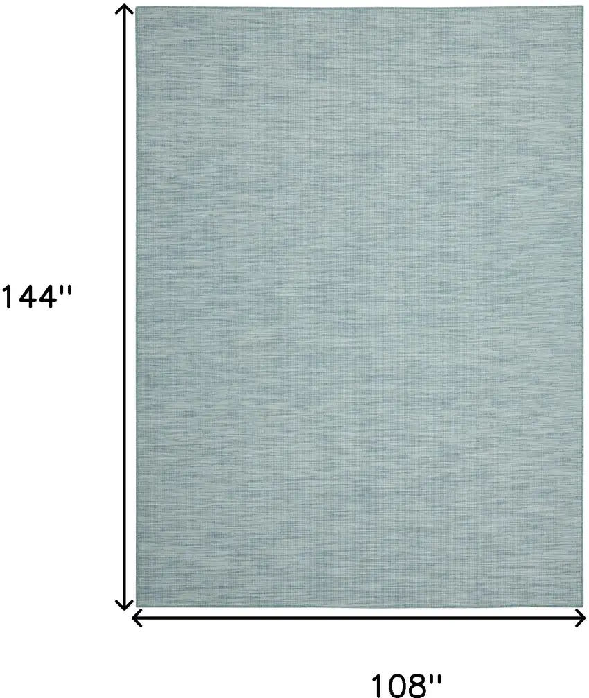 Aqua Power Loom Area Rug Photo 9