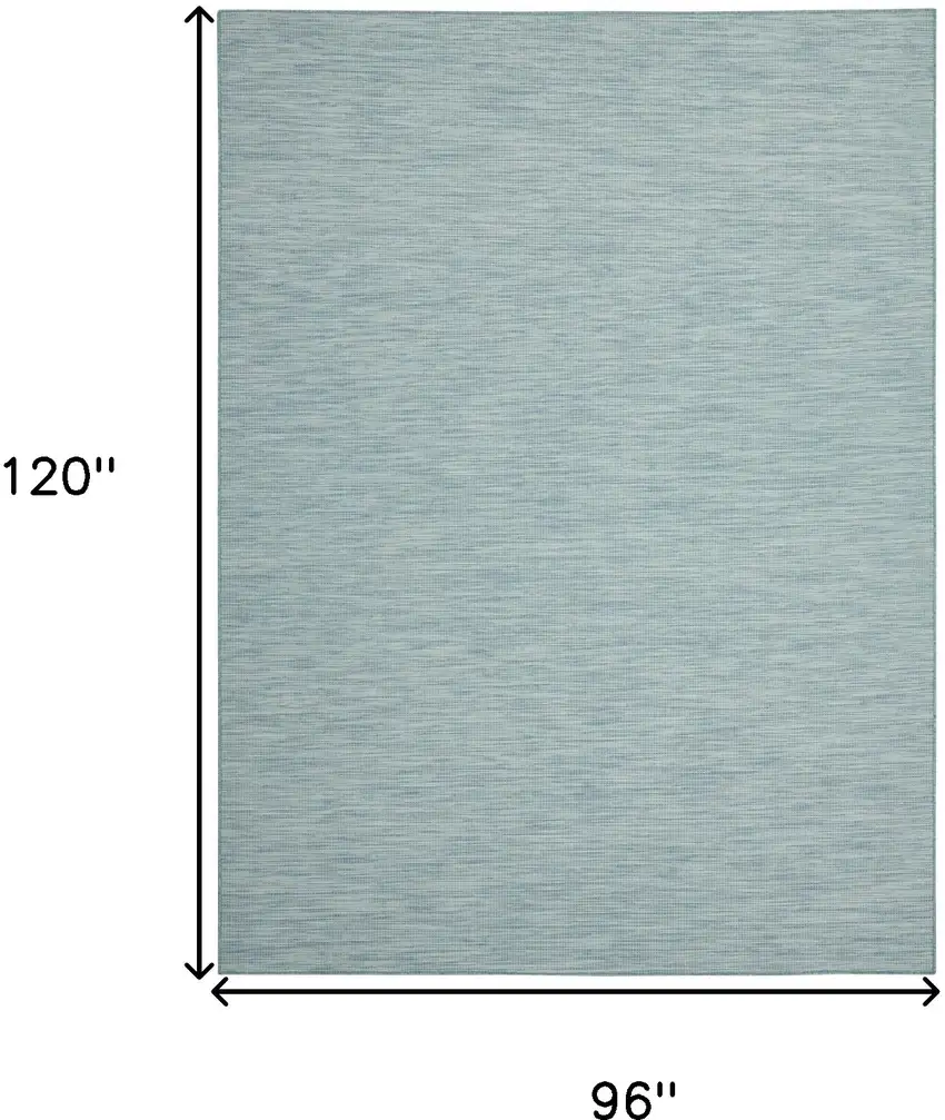 Aqua Power Loom Area Rug Photo 9