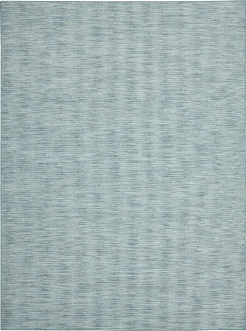 Aqua Indoor Outdoor Area Rug Photo 2