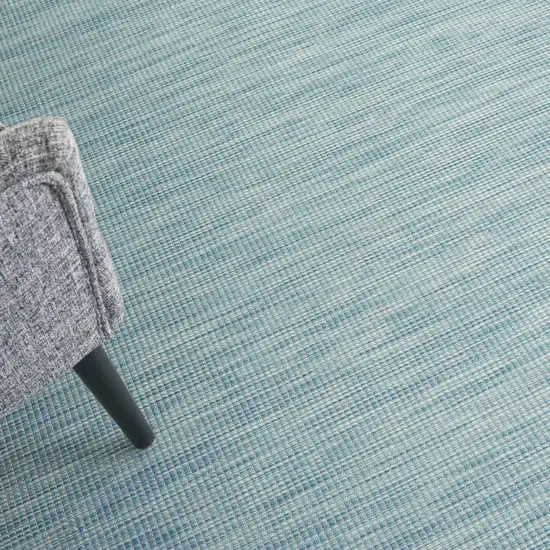 Aqua Indoor Outdoor Area Rug Photo 9