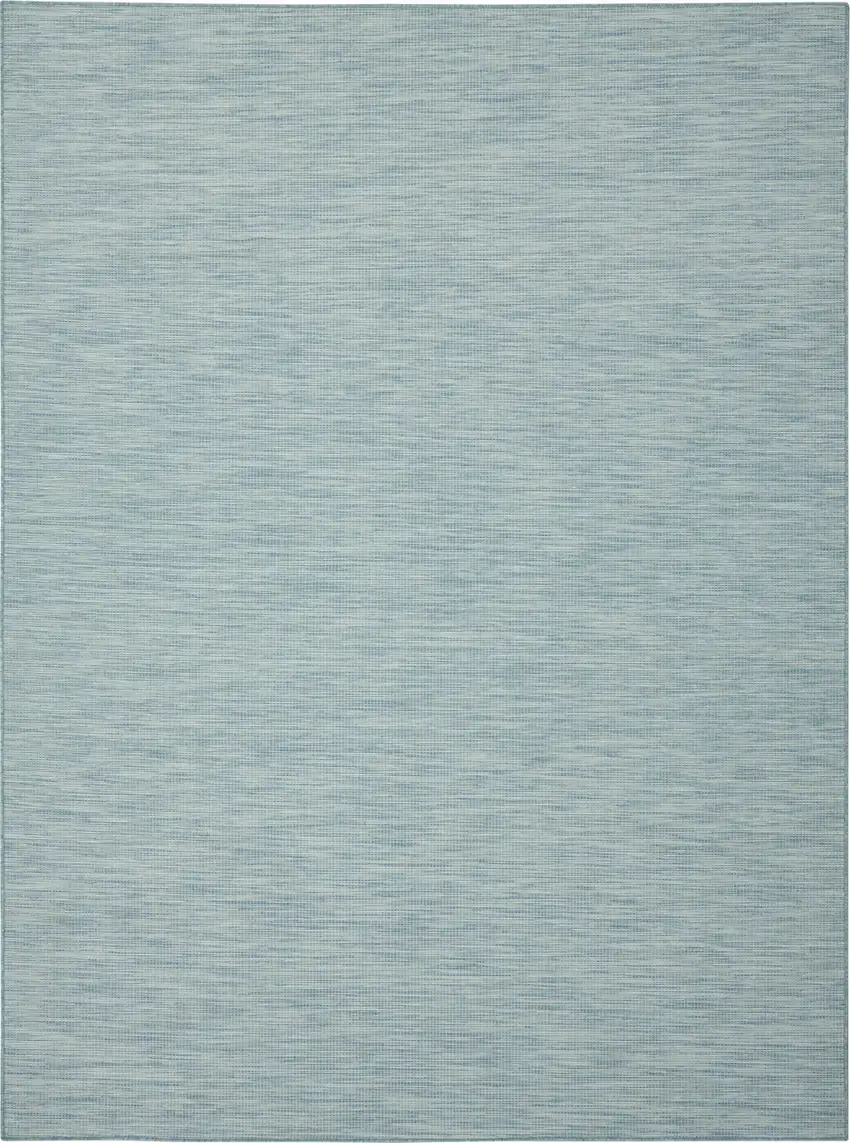 Aqua Indoor Outdoor Area Rug Photo 7
