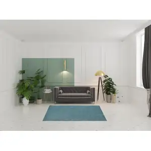 Photo of Aqua Shag Area Rug