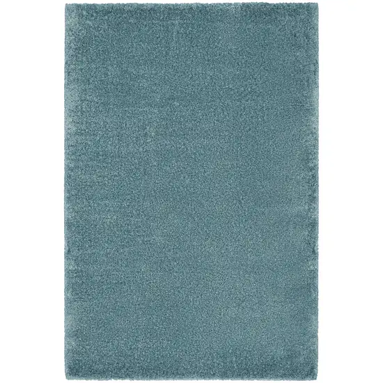 Aqua Shag Area Rug Photo 2