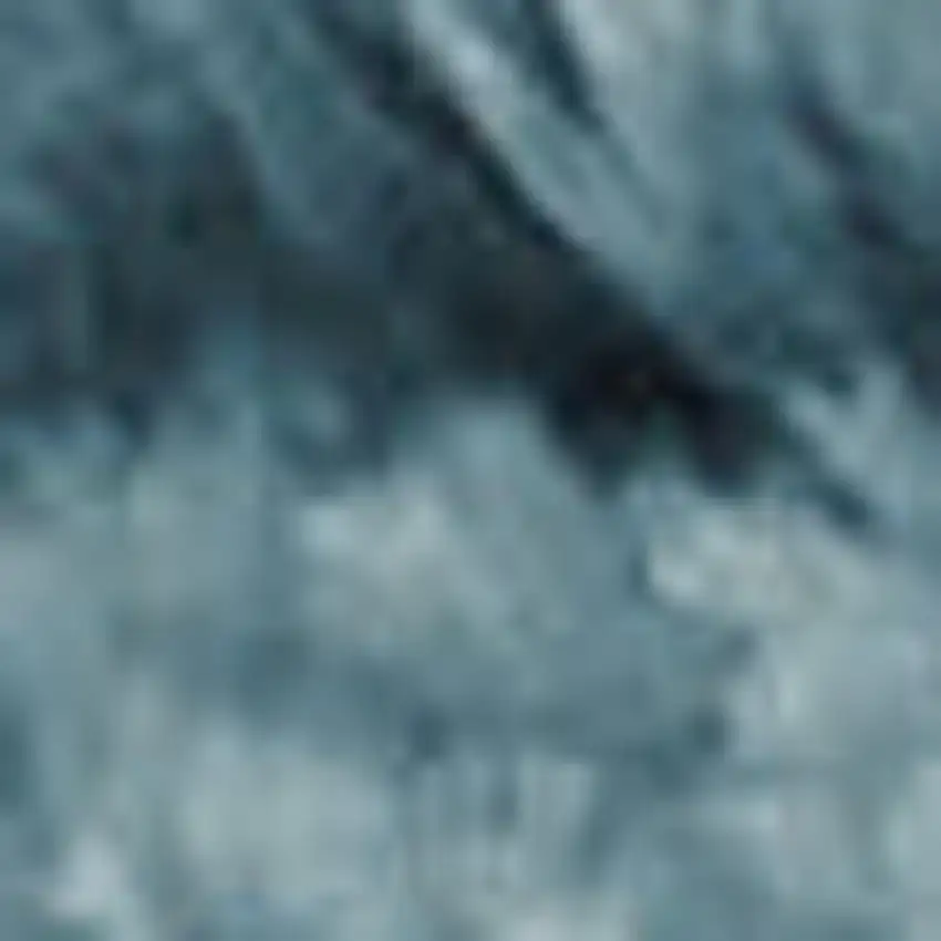 Aqua Shag Area Rug Photo 3