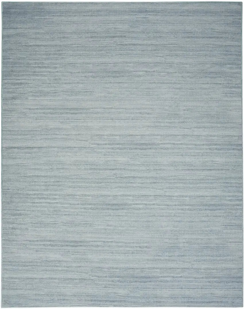 Aqua Washable Area Rug Photo 1