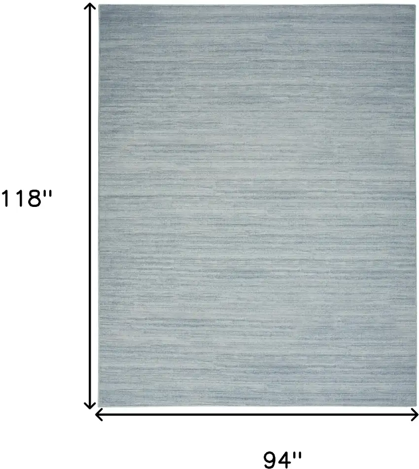 Aqua Washable Area Rug Photo 3