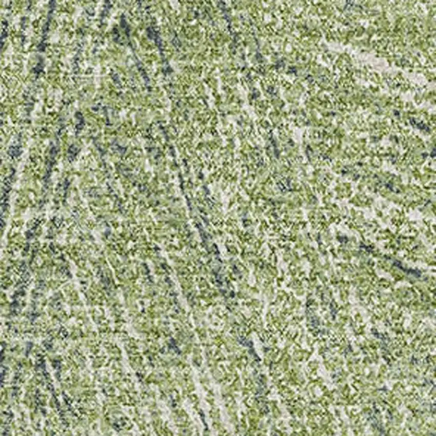 Artichoke Green And Beige Abstract Washable Area Rug With UV Protection Photo 3