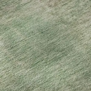 Photo of Artichoke Green And Eggplant Abstract Washable Area Rug With UV Protection