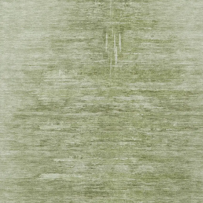 Artichoke Green And Fern Green Abstract Washable Indoor Outdoor Area Rug Photo 6