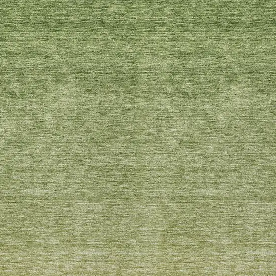 Artichoke Green And Fern Green Ombre Washable Indoor Outdoor Area Rug Photo 6