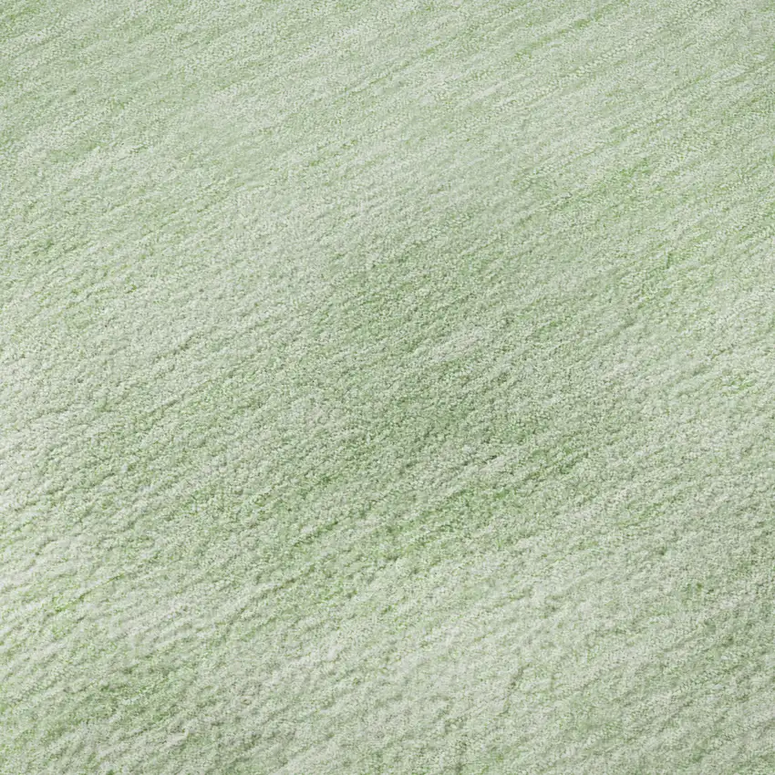 Artichoke Green And Ivory Abstract Washable Area Rug With UV Protection Photo 9