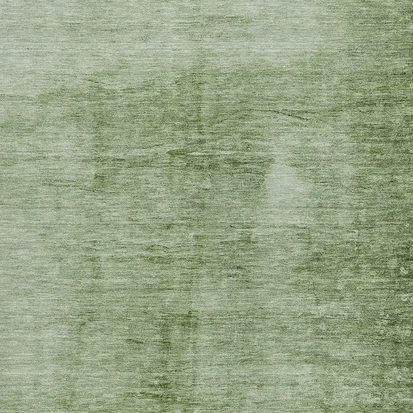 Artichoke Green And Ivory Abstract Washable Indoor Outdoor Area Rug Photo 3