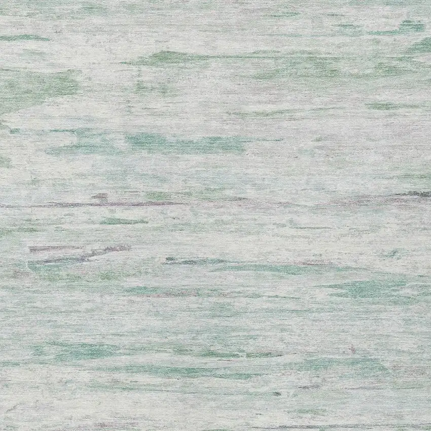 Artichoke Green And Ivory Abstract Washable Indoor Outdoor Area Rug Photo 6