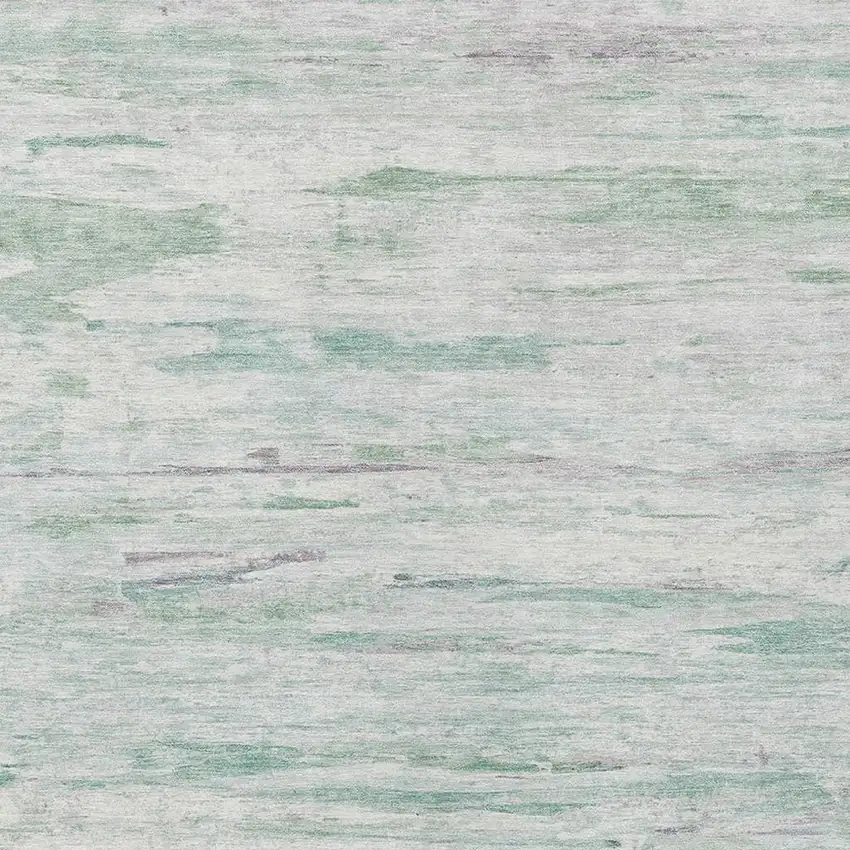 Artichoke Green And Ivory Abstract Washable Indoor Outdoor Area Rug Photo 6