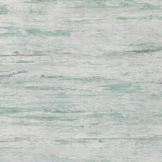 Artichoke Green And Ivory Abstract Washable Indoor Outdoor Area Rug Photo 9