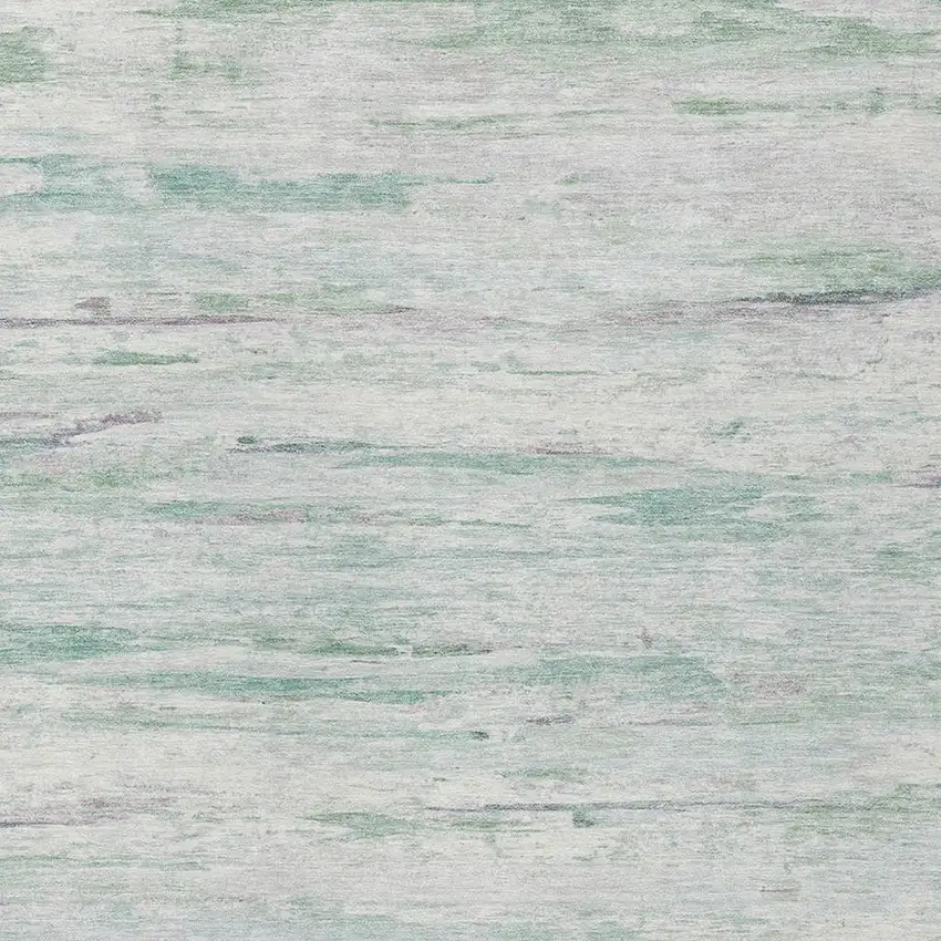 Artichoke Green And Ivory Abstract Washable Indoor Outdoor Area Rug Photo 9