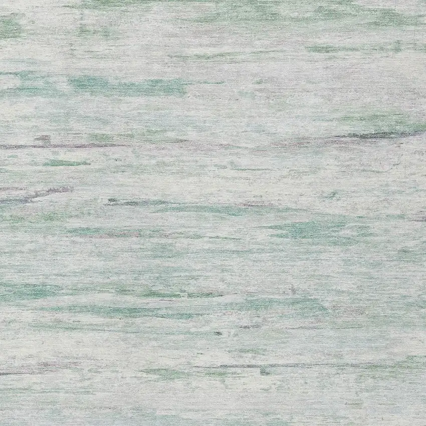 Artichoke Green And Ivory Abstract Washable Indoor Outdoor Area Rug Photo 6