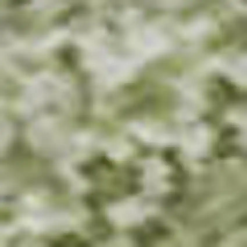 Artichoke Green And Ivory Striped Washable Area Rug With UV Protection Photo 3