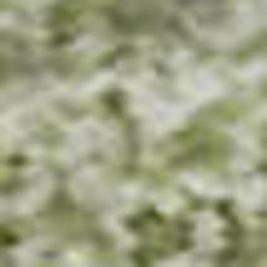 Artichoke Green And Ivory Striped Washable Area Rug With UV Protection Photo 3