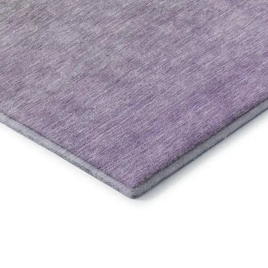 Artichoke Green And Lavender Ombre Washable Area Rug With UV Protection Photo 8