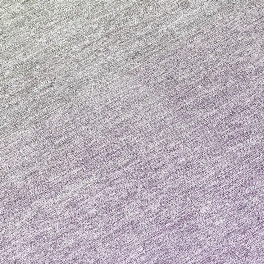 Artichoke Green And Lavender Ombre Washable Indoor Outdoor Area Rug Photo 8