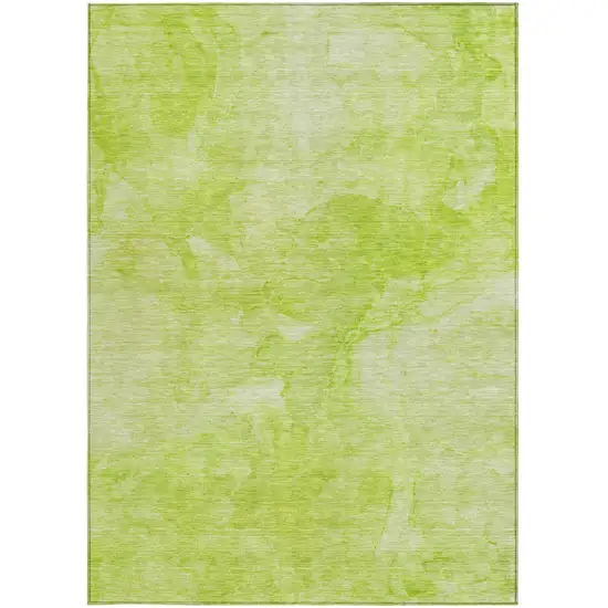 Artichoke Green And Lime Green Nautical Washable Indoor Outdoor Area Rug Photo 6