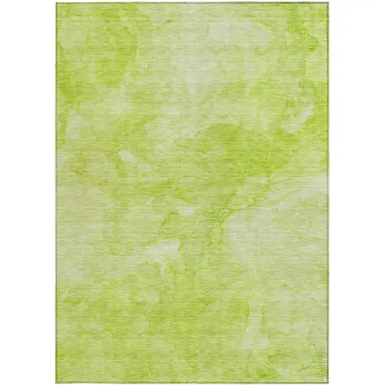 Artichoke Green And Lime Green Nautical Washable Indoor Outdoor Area Rug Photo 6
