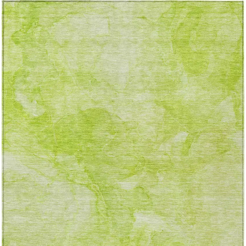 Artichoke Green And Lime Green Nautical Washable Indoor Outdoor Area Rug Photo 6