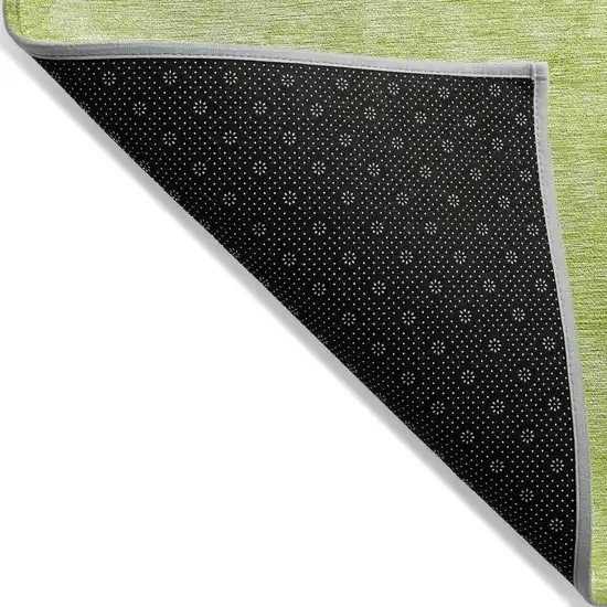 Artichoke Green And Lime Green Nautical Washable Indoor Outdoor Area Rug Photo 3