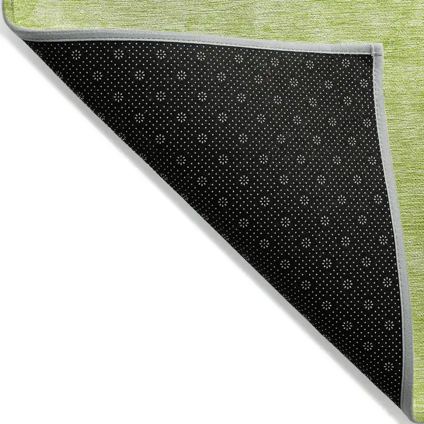 Artichoke Green And Lime Green Nautical Washable Indoor Outdoor Area Rug Photo 3