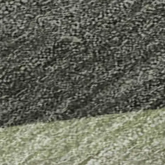 Artichoke Green Aqua And Ivory Geometric Washable Area Rug With UV Protection Photo 8