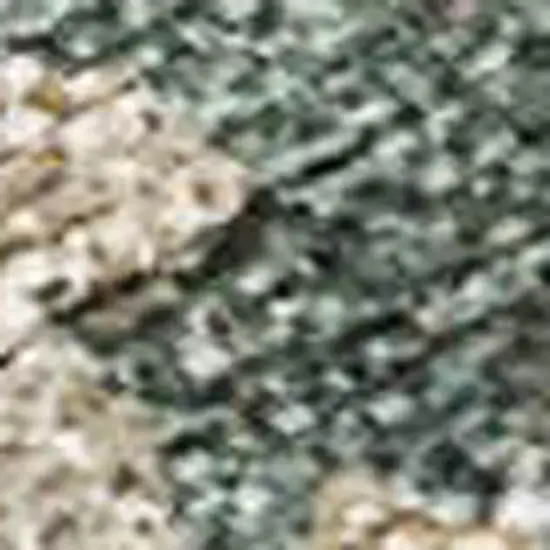 Artichoke Green Beige And Rust Floral Washable Indoor Outdoor Area Rug Photo 2